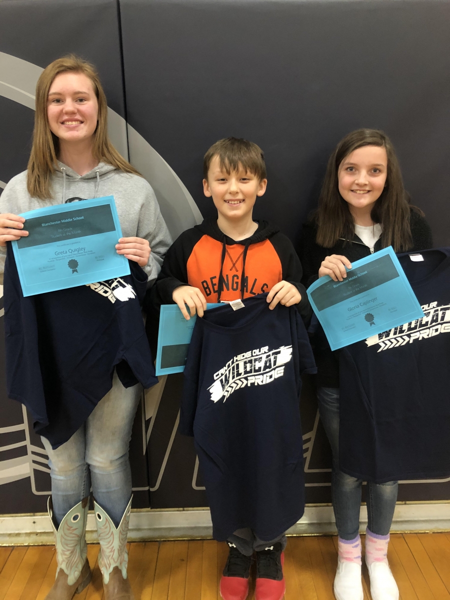 February Students of the Month